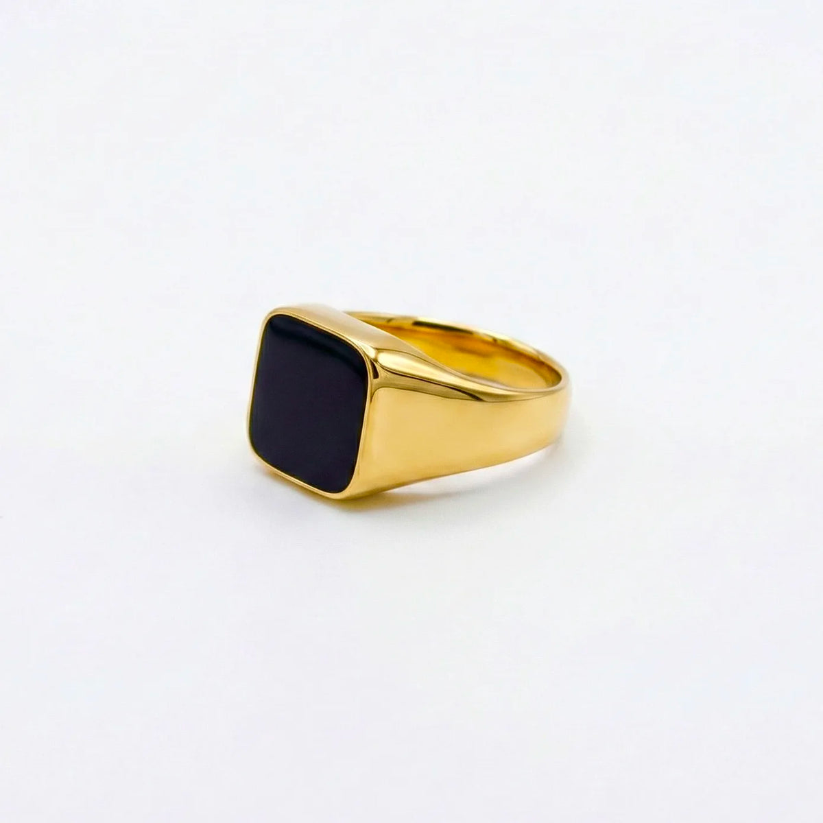 SQUARE SILVER/GOLD SIGNET