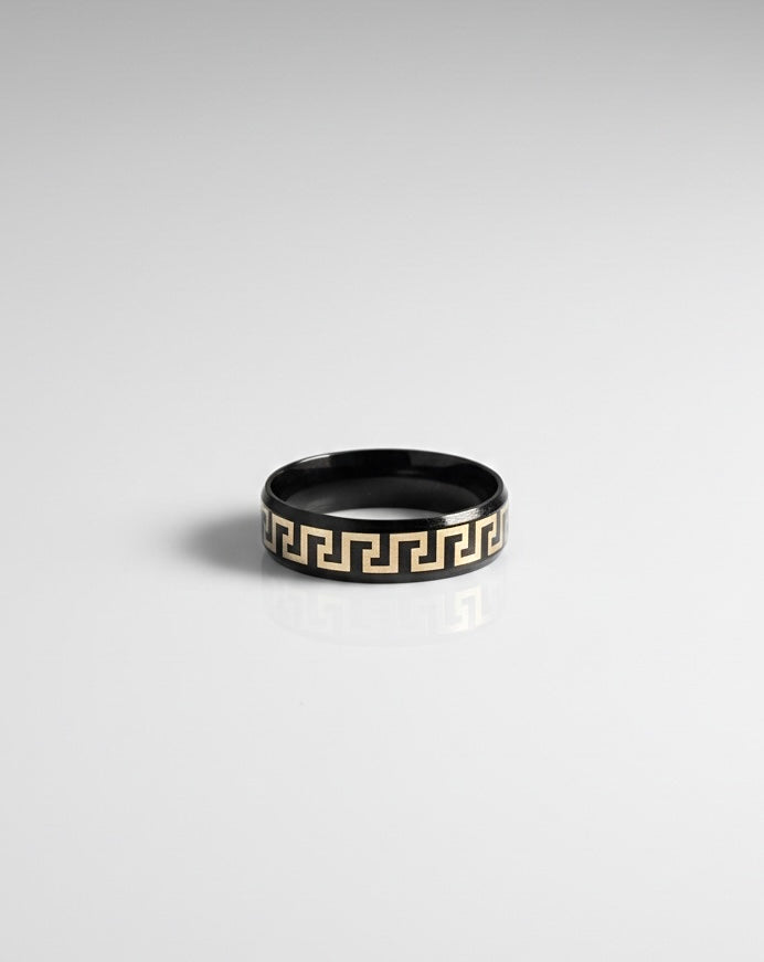 ROYAL GREEK BLACK RING