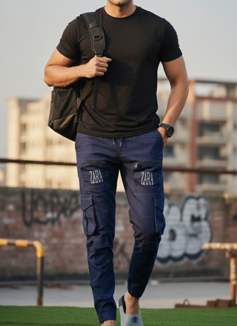 URBAN RENA PREMIUM NAVY BLUE CARGO