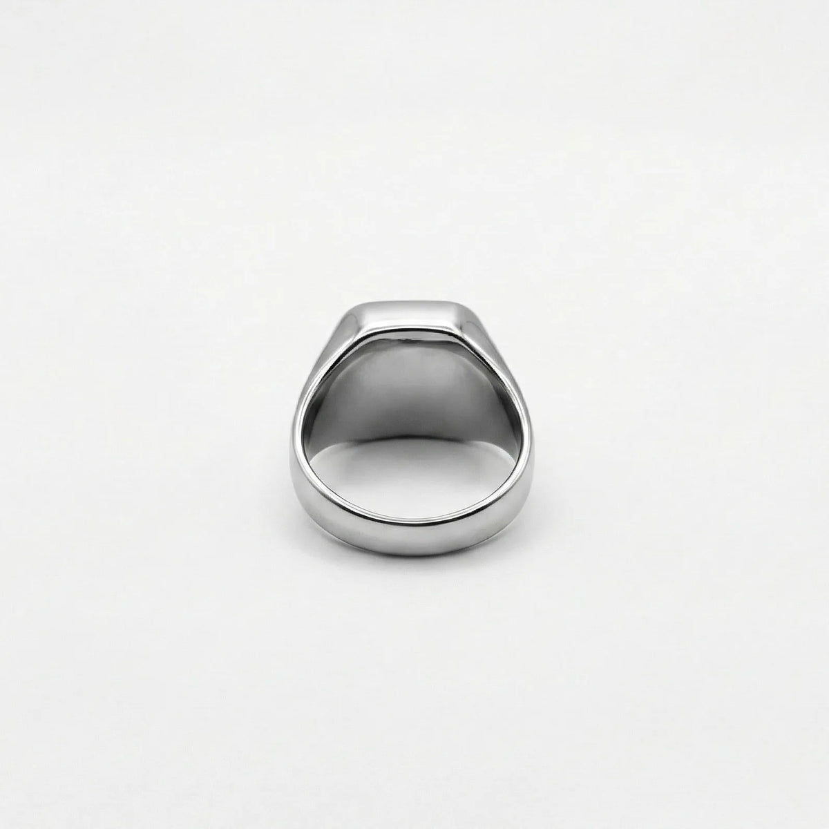 SQUARE SILVER/GOLD SIGNET