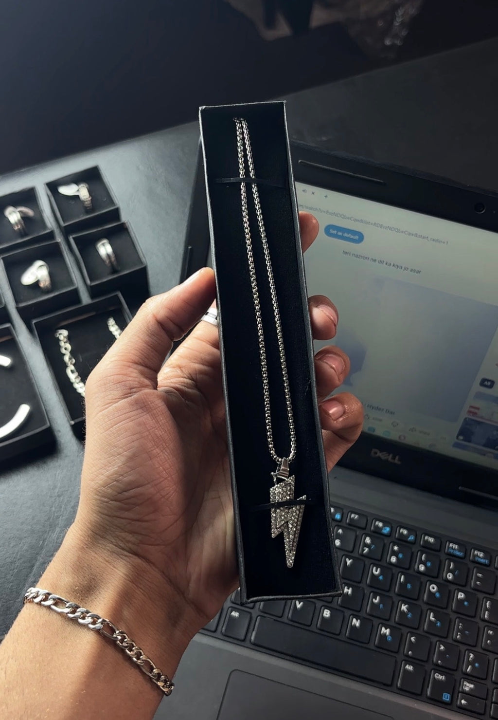 THUNDER BOLT NECKLACE